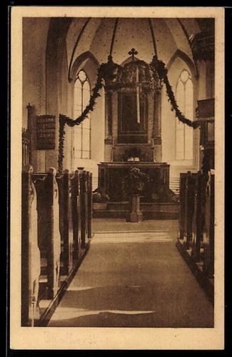 Ansichtskarte basthorst altar - ansichtskarte,