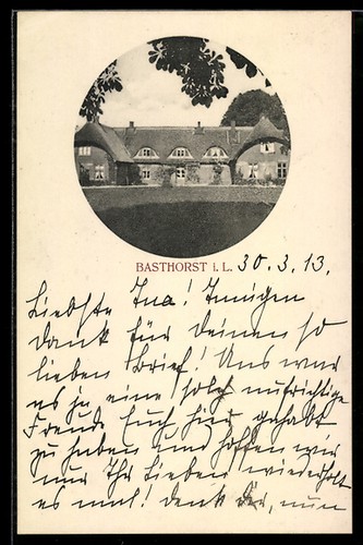 Ansichtskarte basthorst l - basthorst,